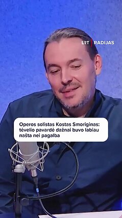 Operos solistas Kostas Smoriginas: dėl šitos pavardės esu ir nudegęs
