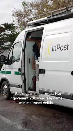 Kodėl pora įsirengė namus greitosios pagalbos automobilyje?