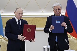 Vladimiras Putinas ir Kasymas-Žomartas Tokajevas