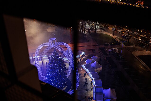 Vilnius ruošiasi kalėdinės eglutės įžiebimui