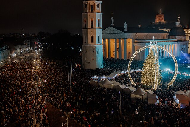 Vilnius Christmas Tree lighting ceremony