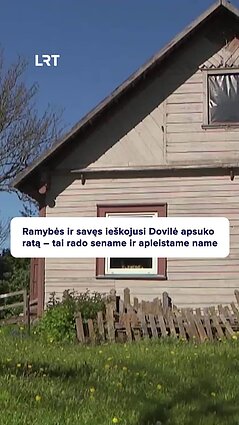 Dovilė laimę rado sename name Molėtuose