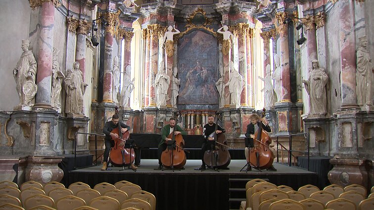 Lietuvos kontrabosininkų kvarteto koncerte – ir specialus kompozitoriaus Digimo kūrinys