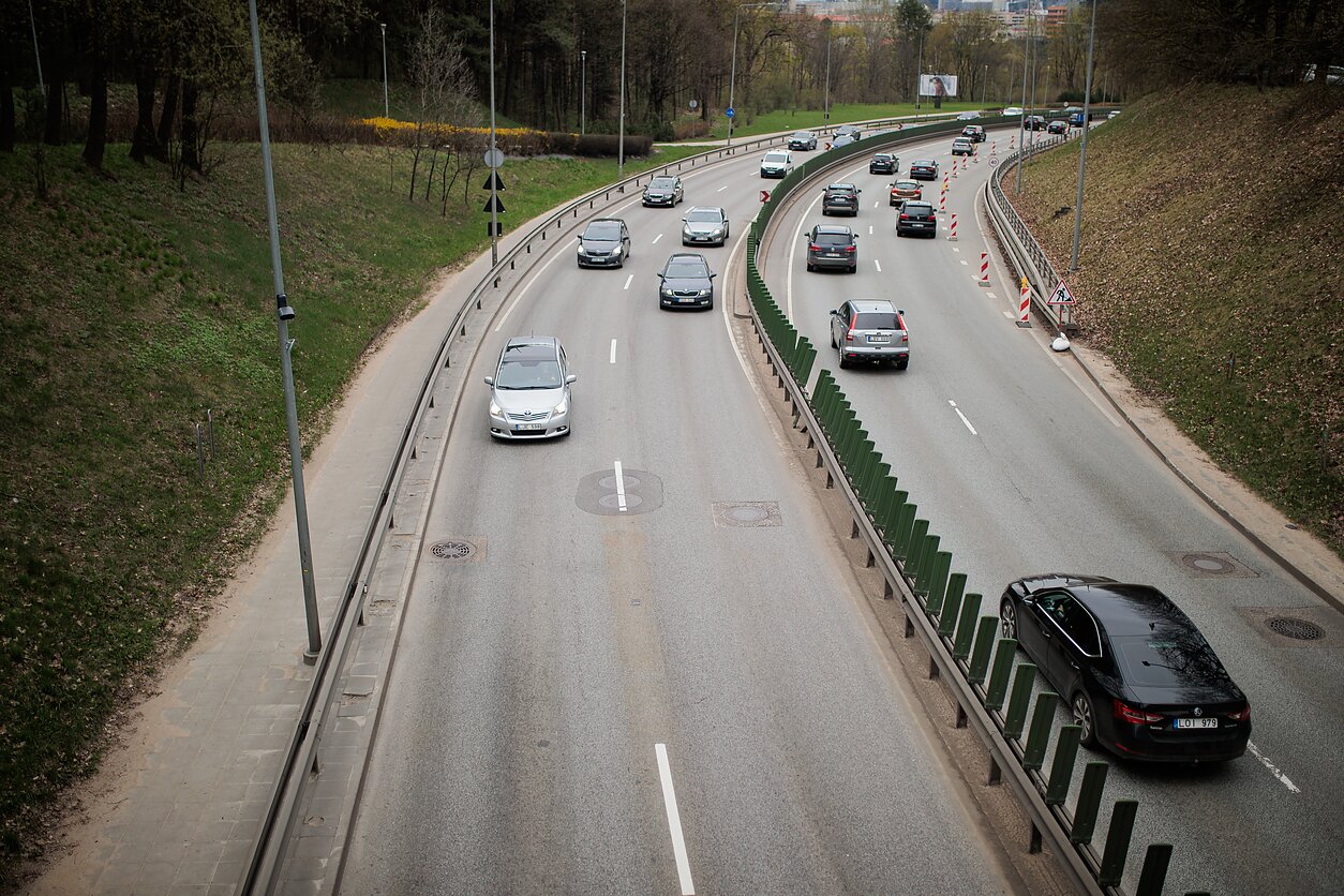 Vidutinio greičio matuokliai Geležinio Vilko gatvėje