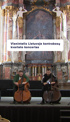 Kontrabosininkų kvartetas: antro Lietuvoje nerasite