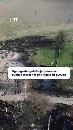 Dūmų detektorius gali išgelbėti jūsų gyvybę