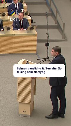 Panaikinta Žemaitaičio teisinė neliečiamybė