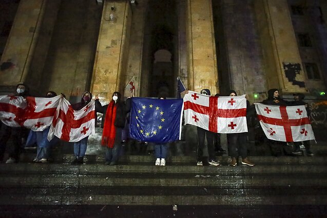 Pro-european protests in Georgia