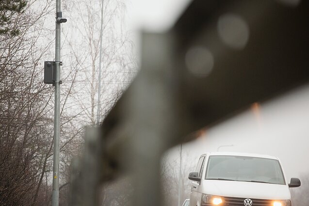 S. Batoro gatvėje įrengti vidutinio greičio matuokliai