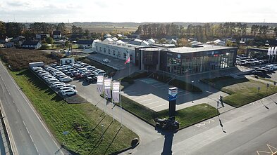 Premises of the first Tesla store in Lithuania