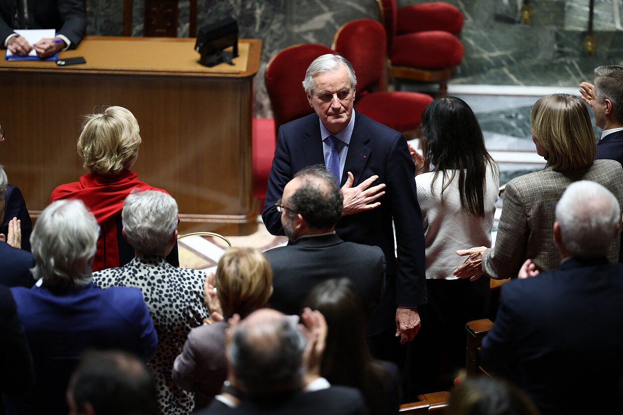 Balsavimas dėl nepasitikėjimo Michelio Barnier Vyriausybe