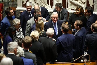 Balsavimas dėl nepasitikėjimo Michelio Barnier Vyriausybe
