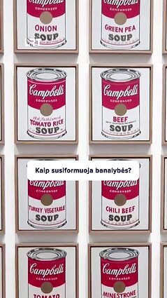 Kur yra riba tarp banalybės ir originalumo?