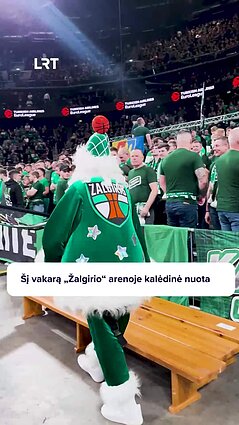 Šiandien Žalgirio arenoje karaliauja Kalėdų dvasia!