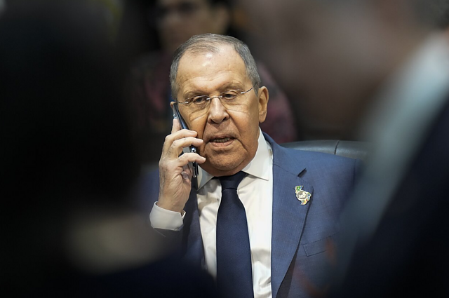 Rusijos URM ministras lankosi ESBO susitikime: dalis diplomatų išėjo iš salės