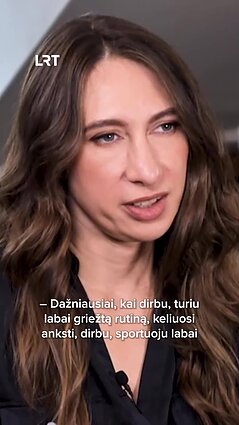 Rašytoja Grušaitė: džiaugiuosi, kad turiu privilegiją atsitraukti