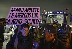 Protestas Prancūzijoje prieš ES ir „Mercosur“ sutartį