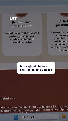 Skaitmeninė prisiminimų platforma mirusiems atminti