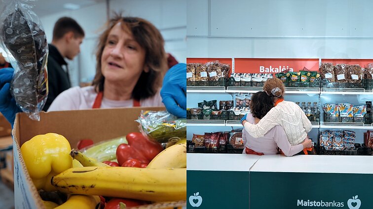 „Paramą privalom teikti oriai“: Kaune – vienintelė maisto atiduotuvė pasaulyje