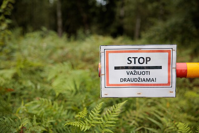  Территория полигона в Руднинкай