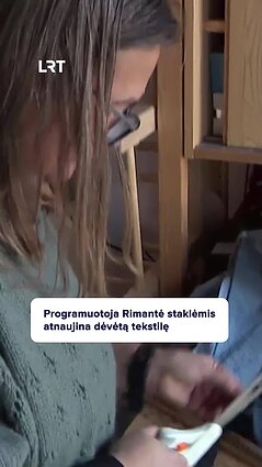 Programuotoja Rimantė perdirba dėvėtą tekstilę