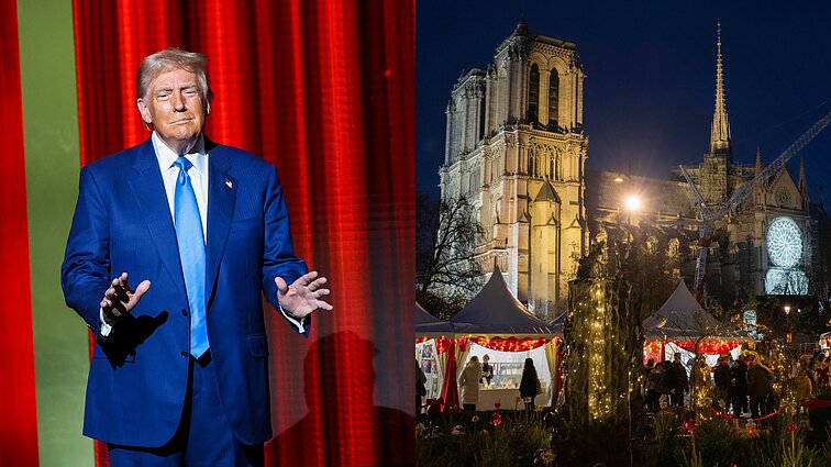 Paryžiuje atidaroma atstatyta Dievo Motinos katedra: iškilmėse lankysis ir Trumpas
