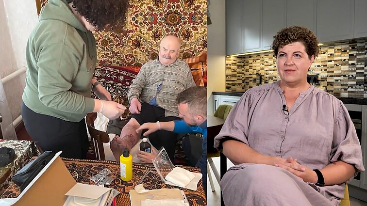 Bučos gyventojus gydžiusi slaugė Vaiva: vaizdai negąsdino, bet istorijų klausyti negalėjau