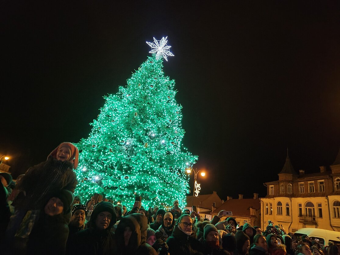 Rokiškio Kalėdų eglė