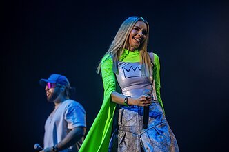 Grupės „Karališka erdvė“ koncerto akimirka Grupės „Karališka erdvė“ koncerto akimirka