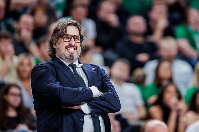 „Žalgirio“ žaidimą įvertinęs Trinchieri: dėl pergalės padarėmę tai, ką galėjome