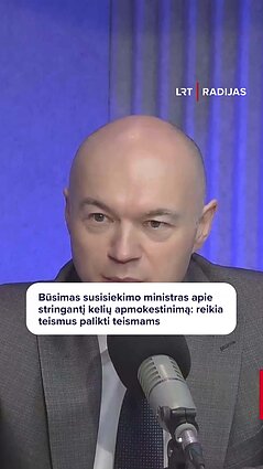 Sabutis apie „e-tolling“ sistemą: jei tai svarbu, valstybė turi perimti į savo rankas