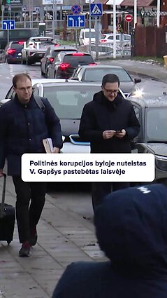 Už korupciją teistas Gapšys savaitgalį išleistas į namus