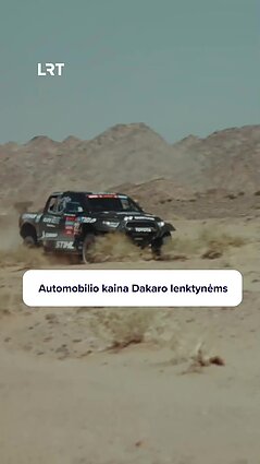 Šimtai tūkstančių už Dakaro automobilio detales