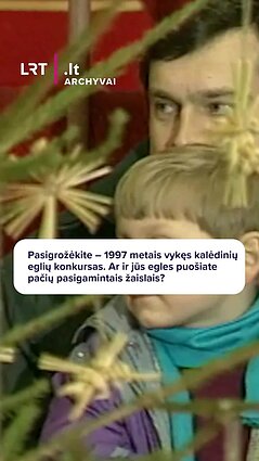 Pasigrožėkite – 1997 metais vykęs kalėdinių eglių konkursas