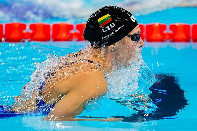 Teterevkova pateko į 100 metrų krūtine rungties finalą: Meilutytė liko už borto