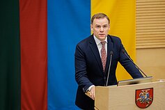 Seime – naujos Vyriausybės programos priėmimas; Mindaugas Lingė Seime – naujos Vyriausybės programos priėmimas; Mindaugas Lingė