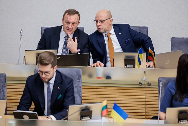 Seime – naujos Vyriausybės programos priėmimas