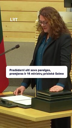 Seime prisiekė naujasis ministrų kabinetas