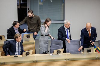 Seime – naujos Vyriausybės programos priėmimas