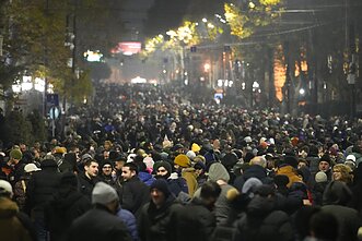 Protesty w Gruzji