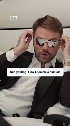 Lino Adomaičio paslaptis: akiniai – mano identitetas