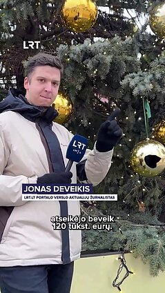 120 tūkst. eurų už Vilniaus Kalėdų eglę – daug tai, ar mažai?