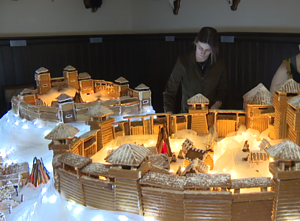 В Жагаре из пряников созданы макеты пяти средневековых замков