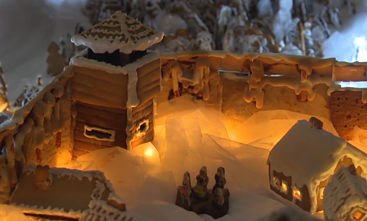 В Жагаре из пряников созданы макеты пяти средневековых замков