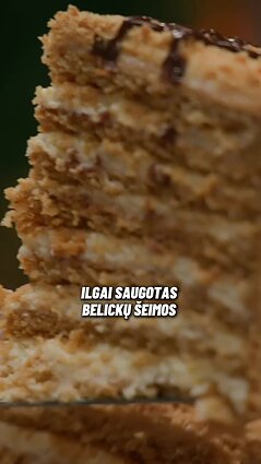 Ilgai saugotas Belickų „Medučio“ receptas!