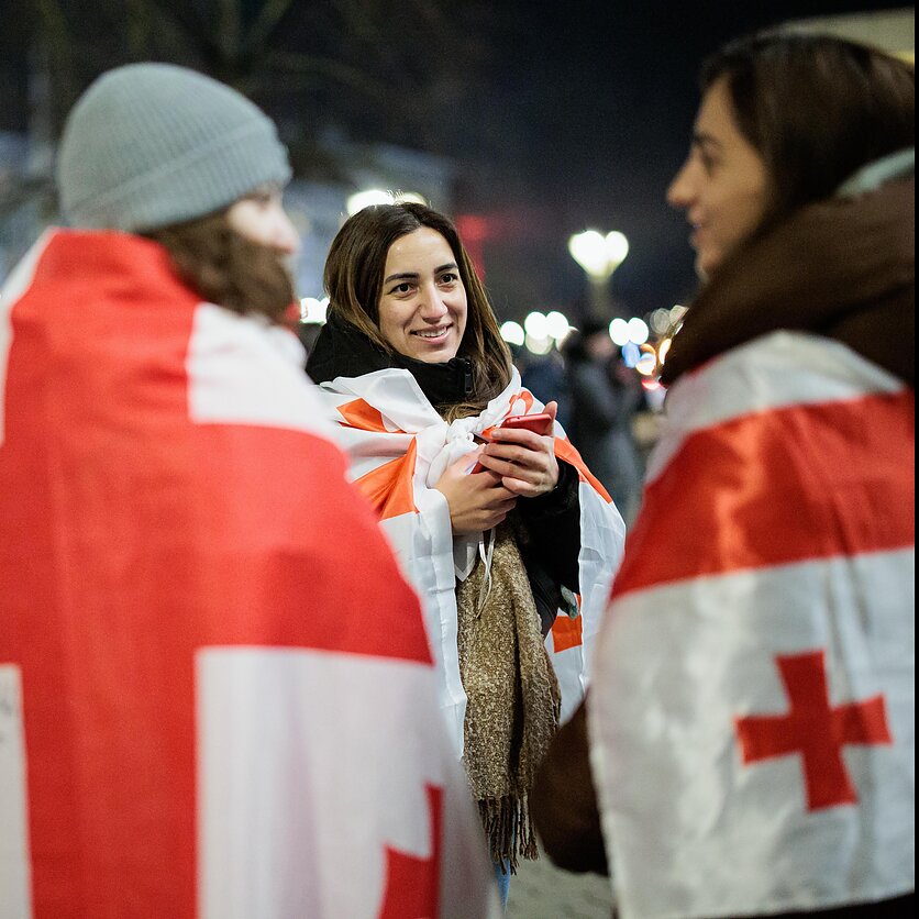 V. Raupelio  / LRT nuotr., Vilniuje – antroji kartvelų palaikymo akcija