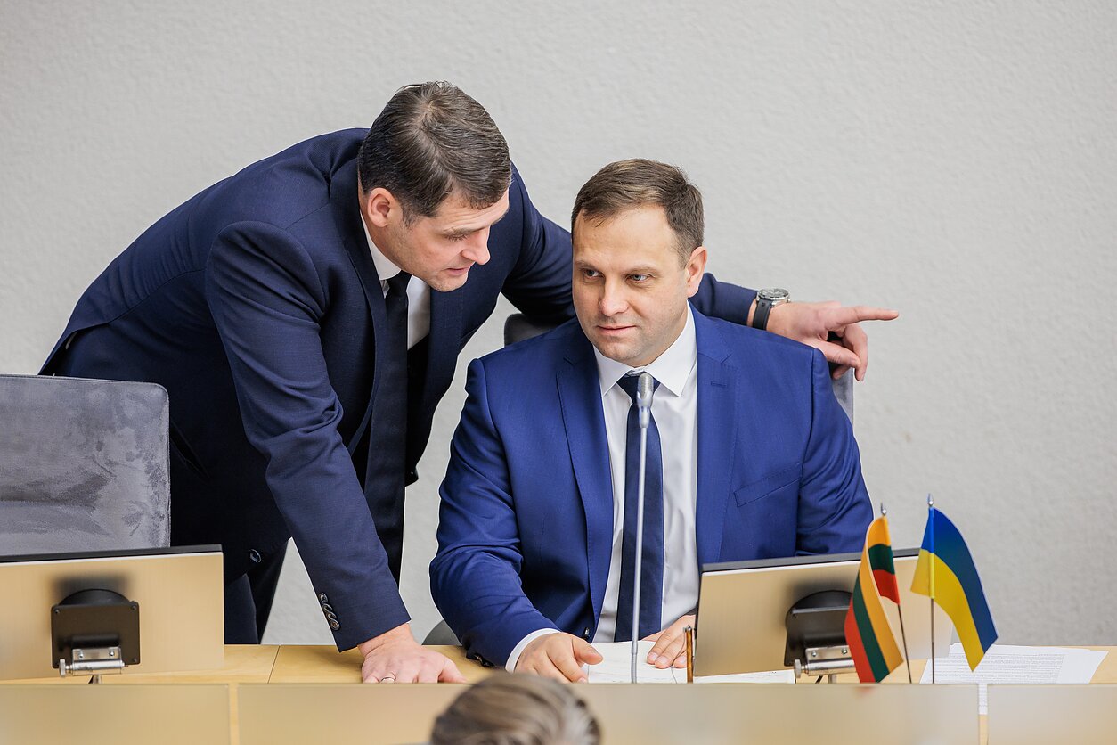 Remigijus Žemaitaitis ir Ignas Hofmanas