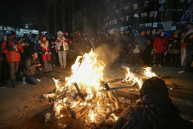 Protestas Sakartvele; Tbilisis
