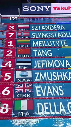 Įspūdingas Meilutytės plaukimas pasaulio čempionate