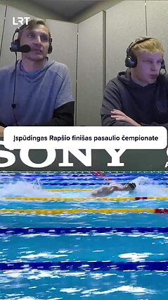 Danas Rapšys pasaulio plaukimo čempionate užėmė 4 vietą